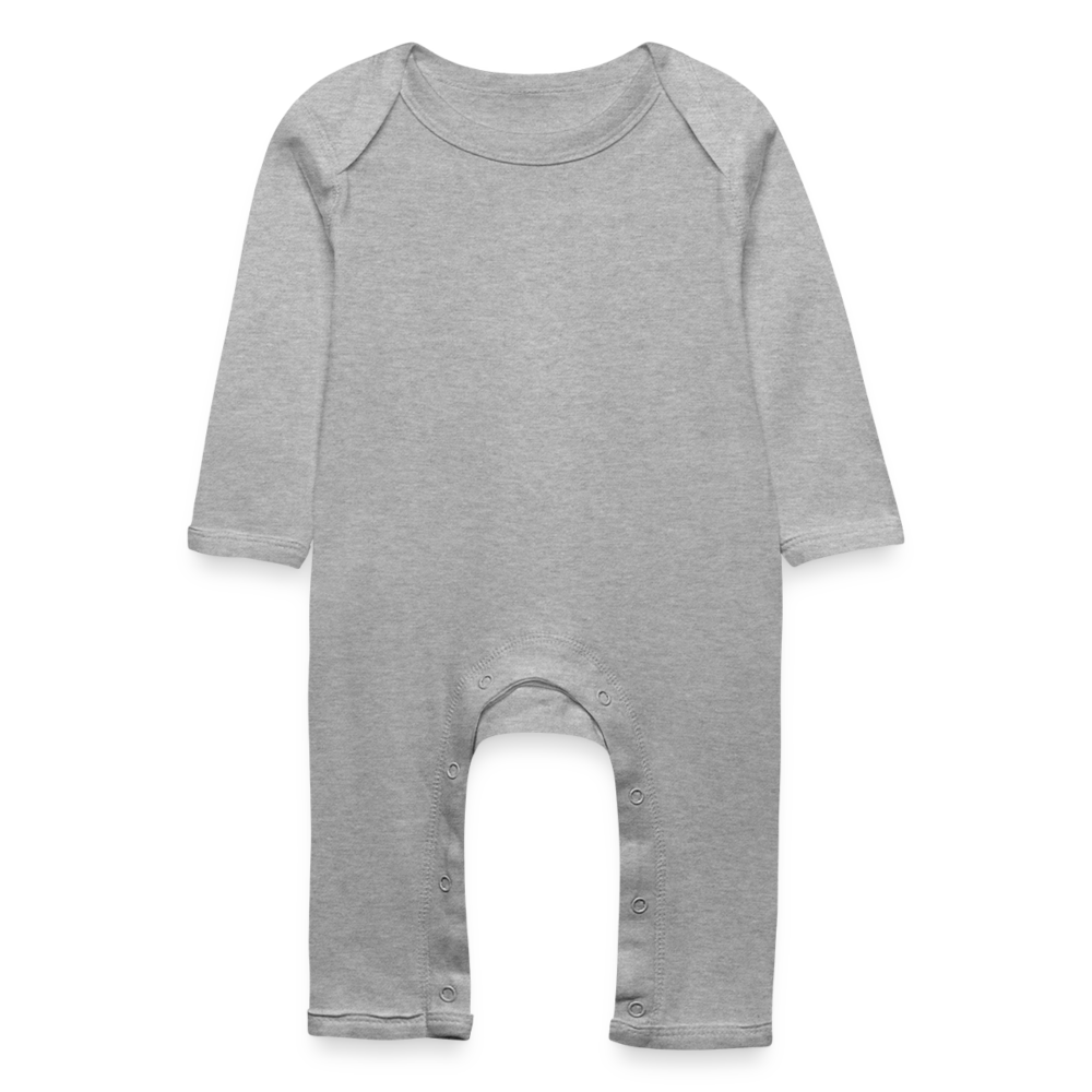 Baby Bio Strampler - Grau meliert