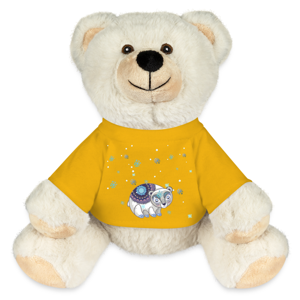 MiniFeet® RecycelBär® Creme - Snow - Sonnengelb