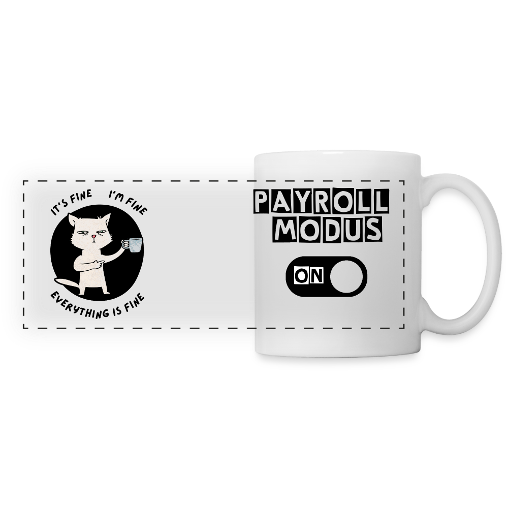 Panoramatasse - Payroll Modus - Weiß