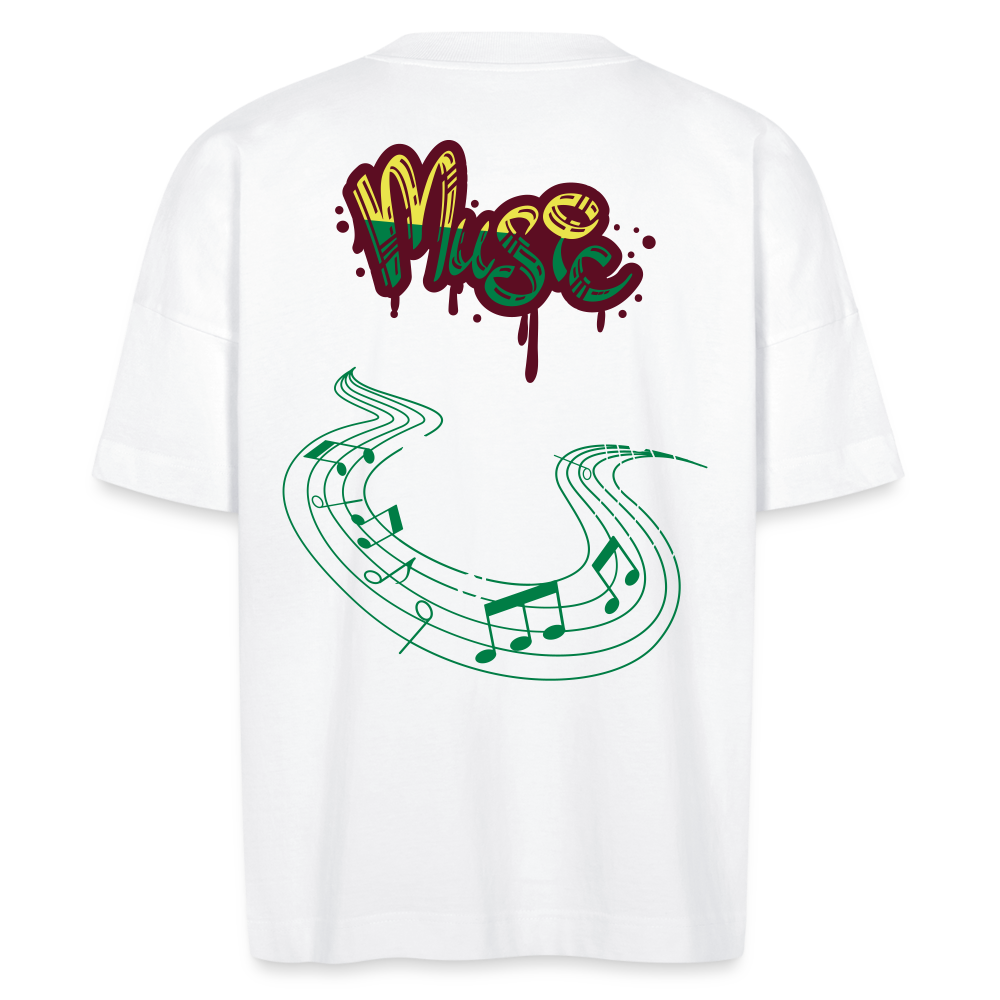 Stanley/Stella Unisex Oversize Bio-T-Shirt BLASTER - Music - Weiß