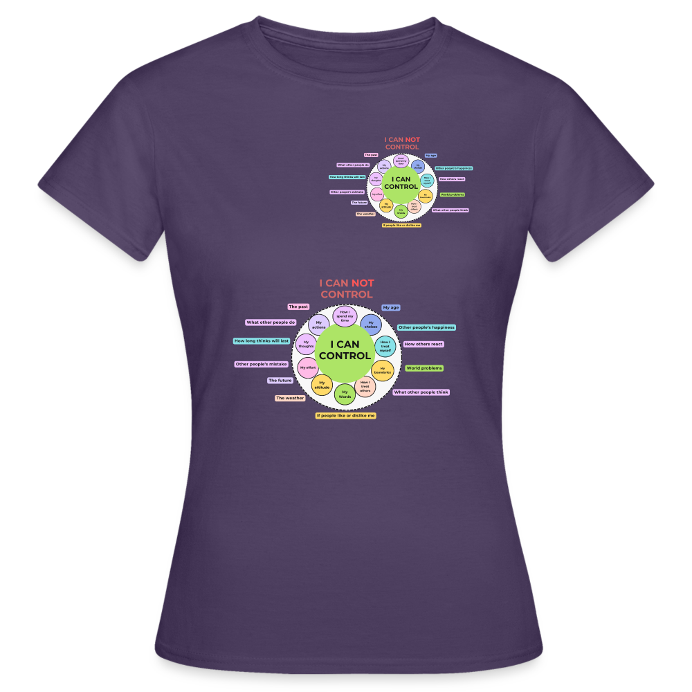 T-Shirt Mindset - Dunkellila