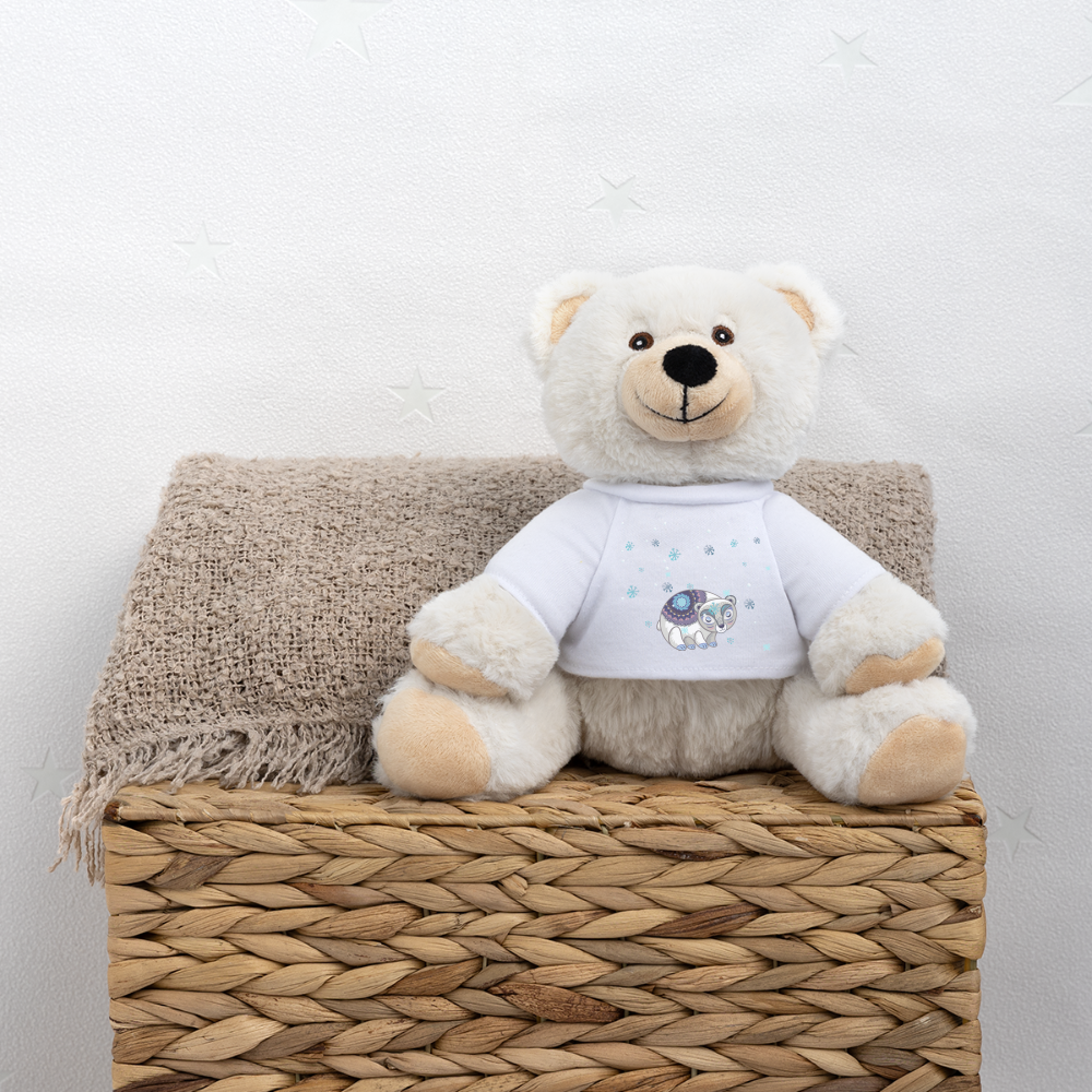 MiniFeet® RecycelBär® Creme - Snow - Weiß
