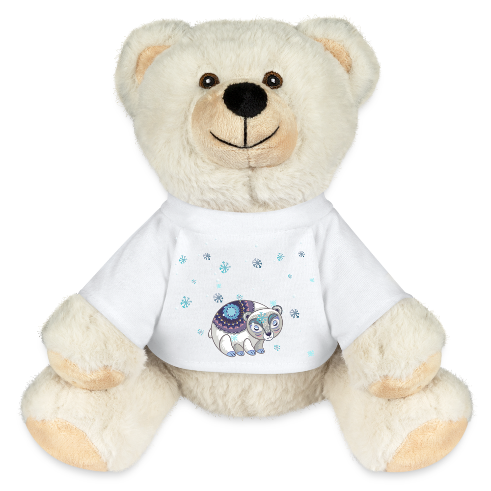 MiniFeet® RecycelBär® Creme - Snow - Weiß