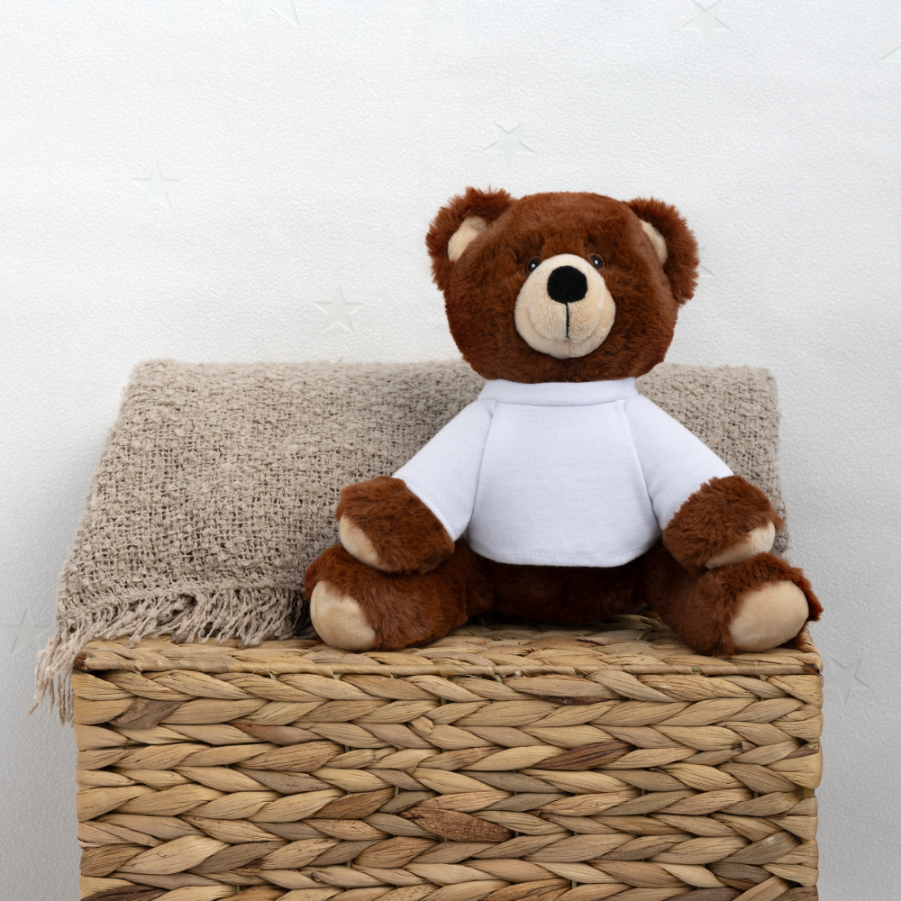 MiniFeet® RecycelBär® Braun - wald - Weiß