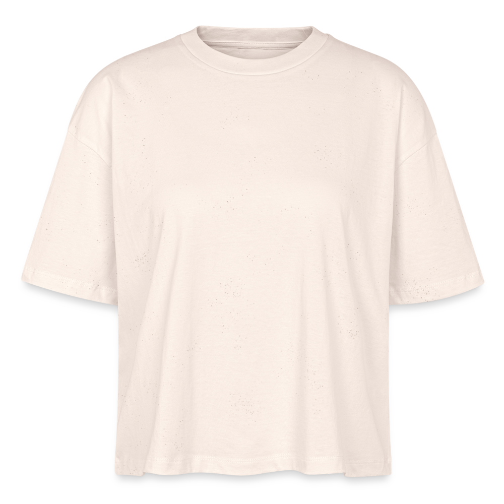 Stanley/Stella Frauen Boxy Bio-T-Shirt Nova - Geisha Flower - Naturweiß