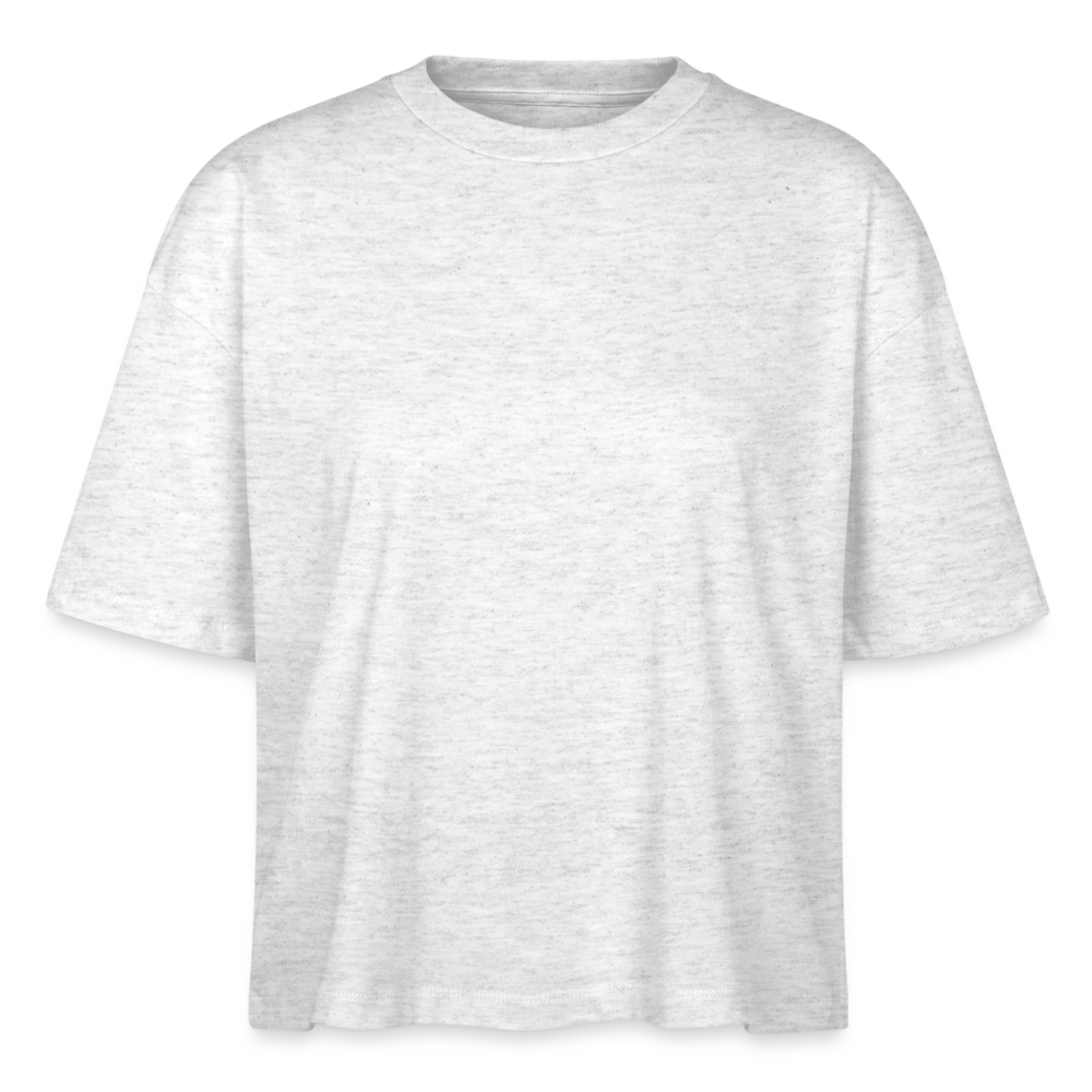 Stanley/Stella Frauen Boxy Bio-T-Shirt Nova - Geisha Flower - Weiß meliert