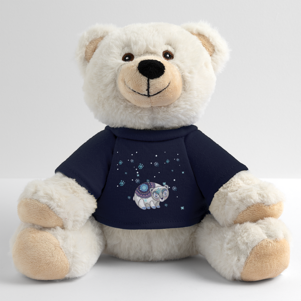 MiniFeet® RecycelBär® Creme - Snow - French Navy