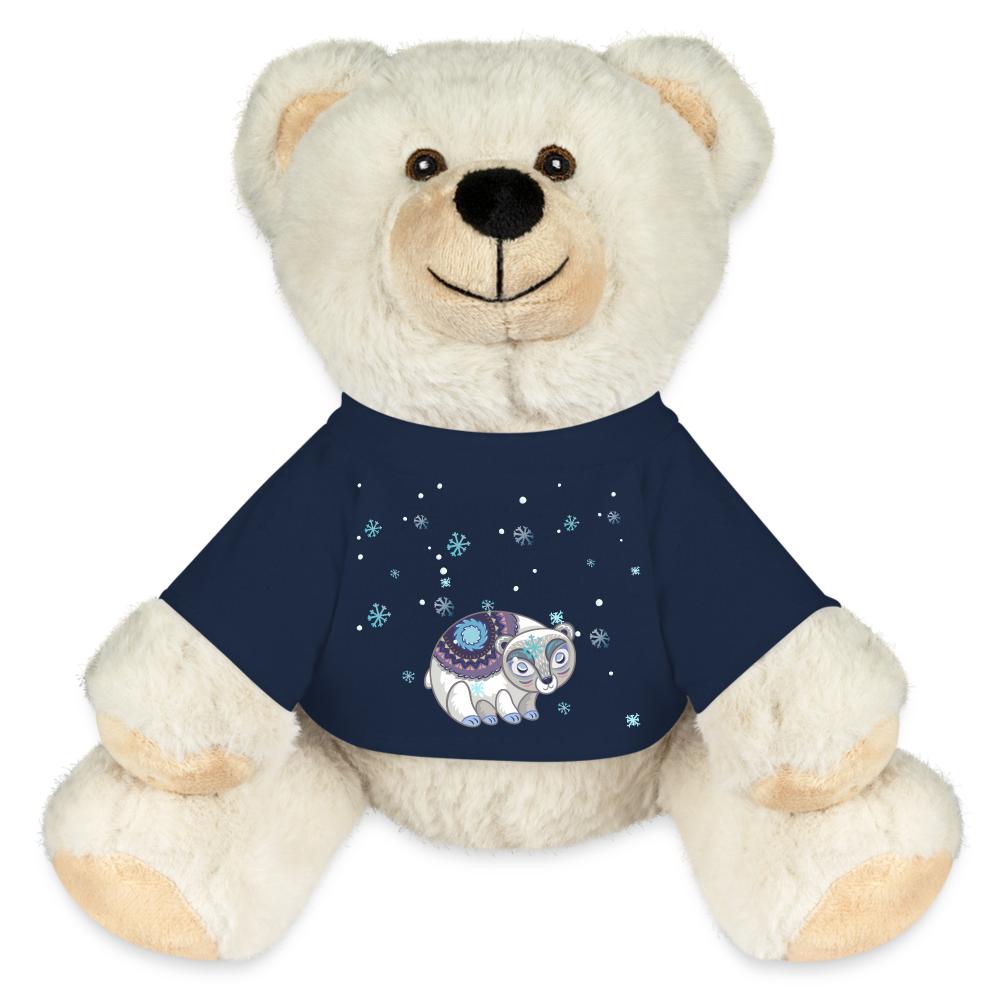 MiniFeet® RecycelBär® Creme - Snow - French Navy