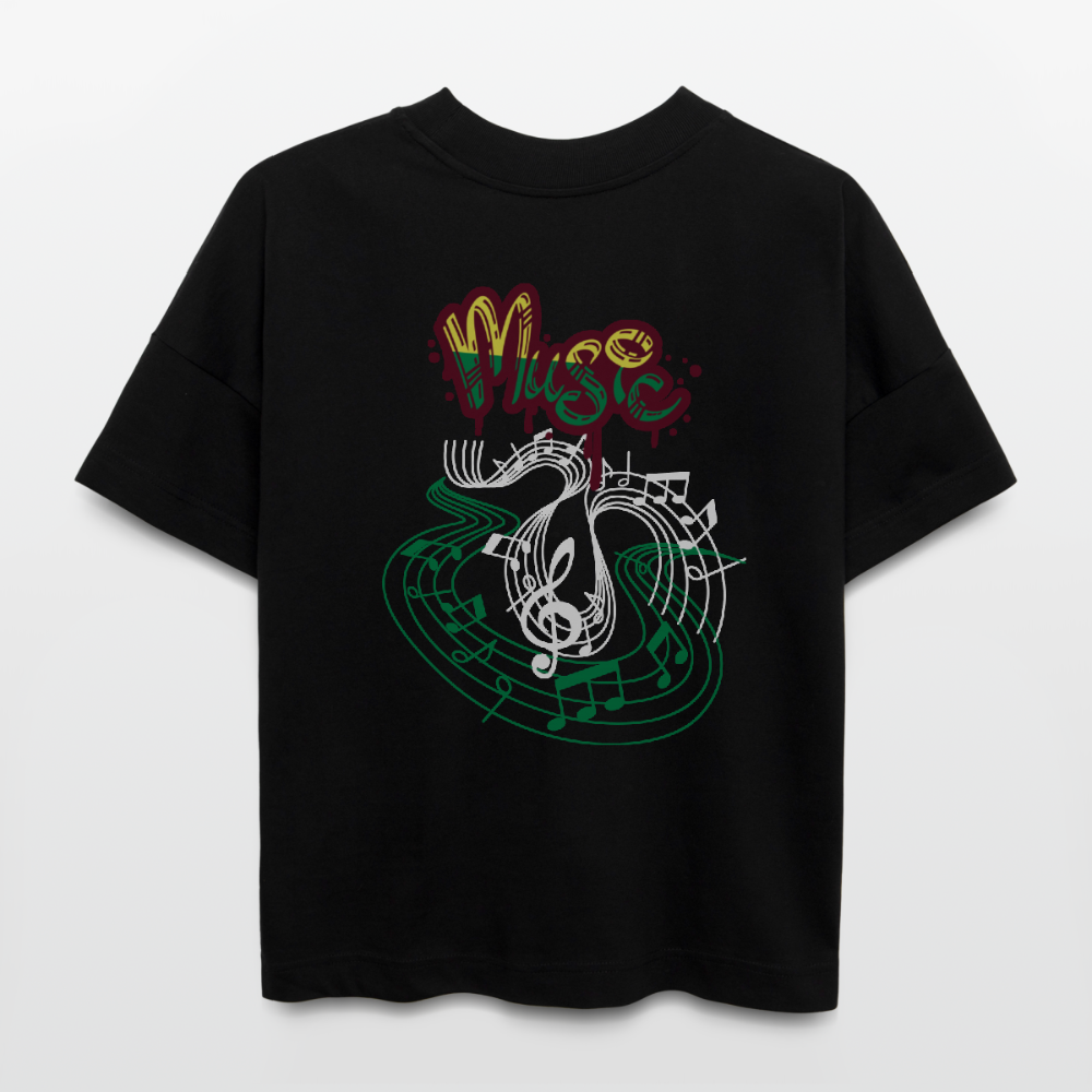 Stanley/Stella Unisex Oversize Bio-T-Shirt BLASTER - Music - Schwarz