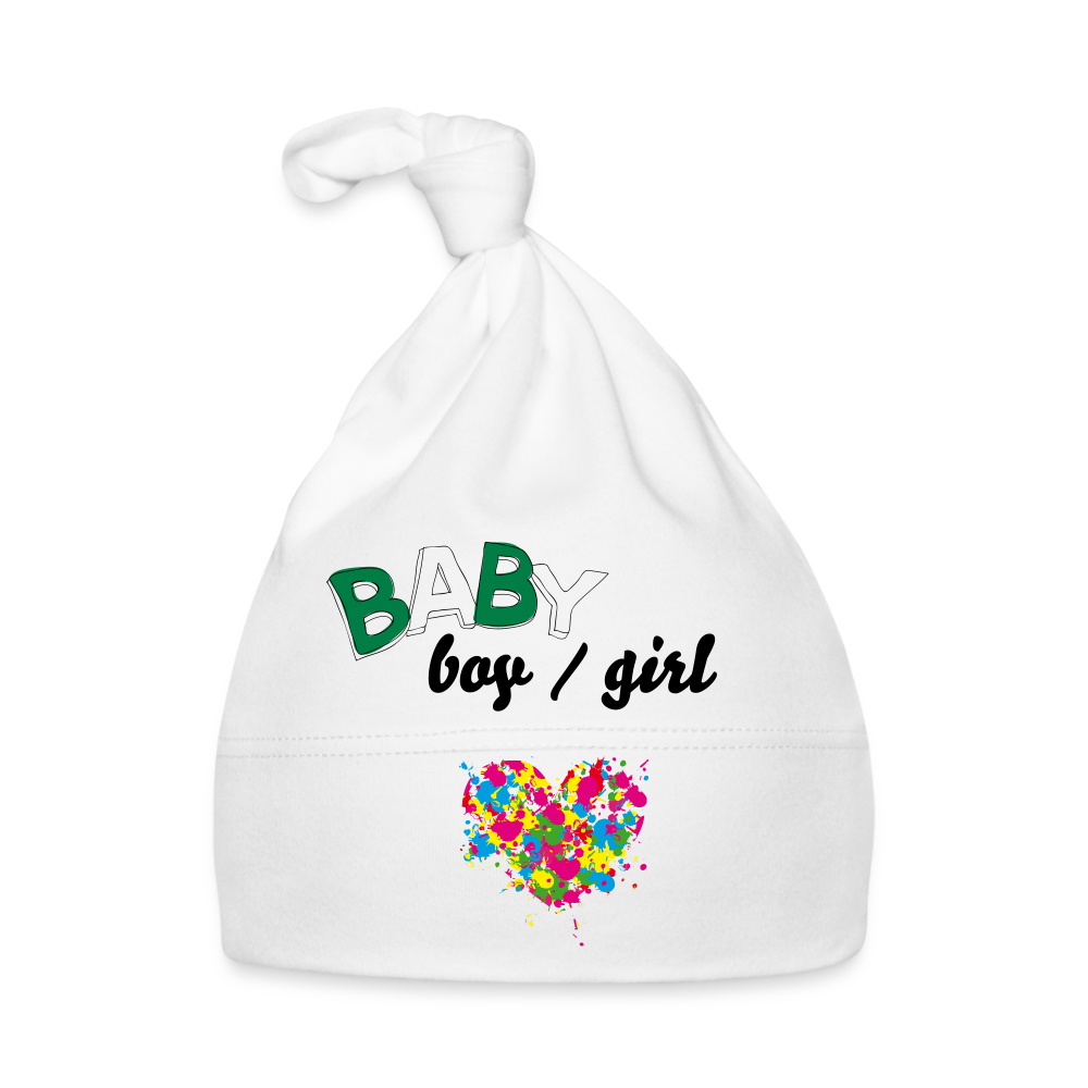 Baby Mütze - Baby Boy / Girl - Weiß