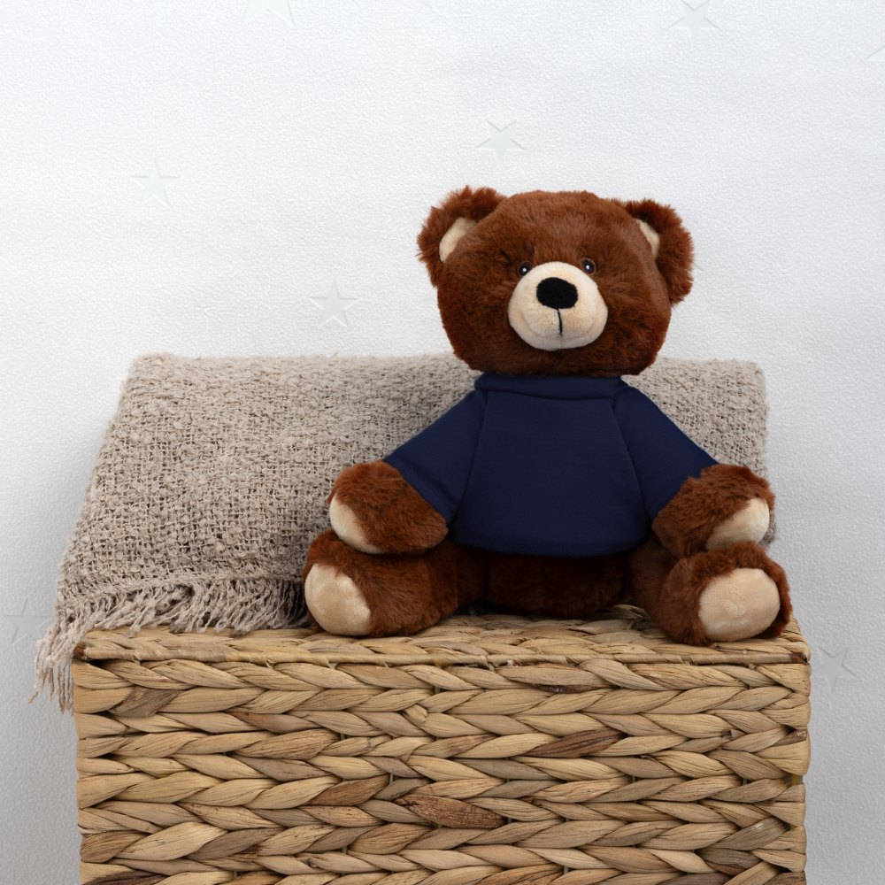 MiniFeet® RecycelBär® Braun - wald - French Navy