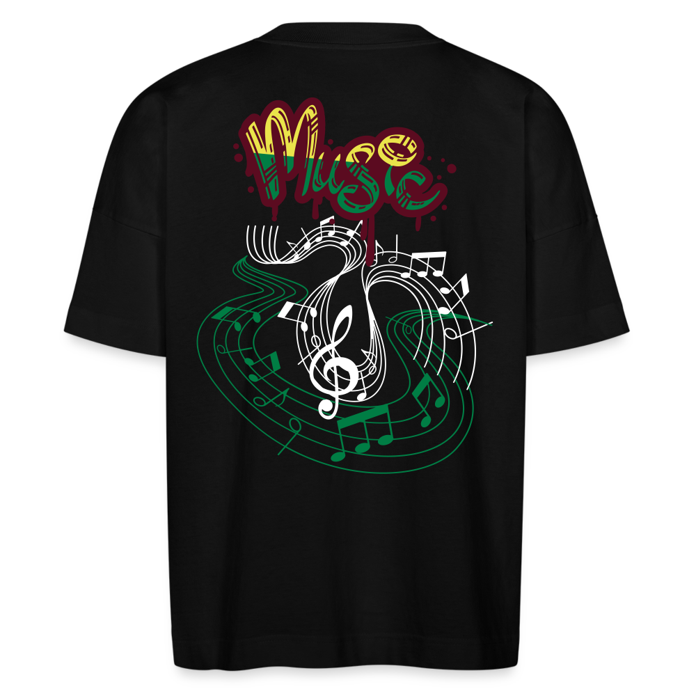 Stanley/Stella Unisex Oversize Bio-T-Shirt BLASTER - Music - Schwarz