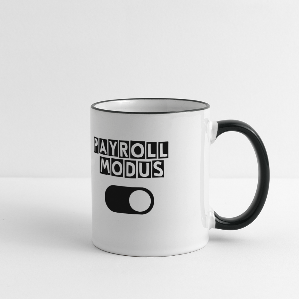Panoramatasse - Payroll Modus - Weiß/Schwarz