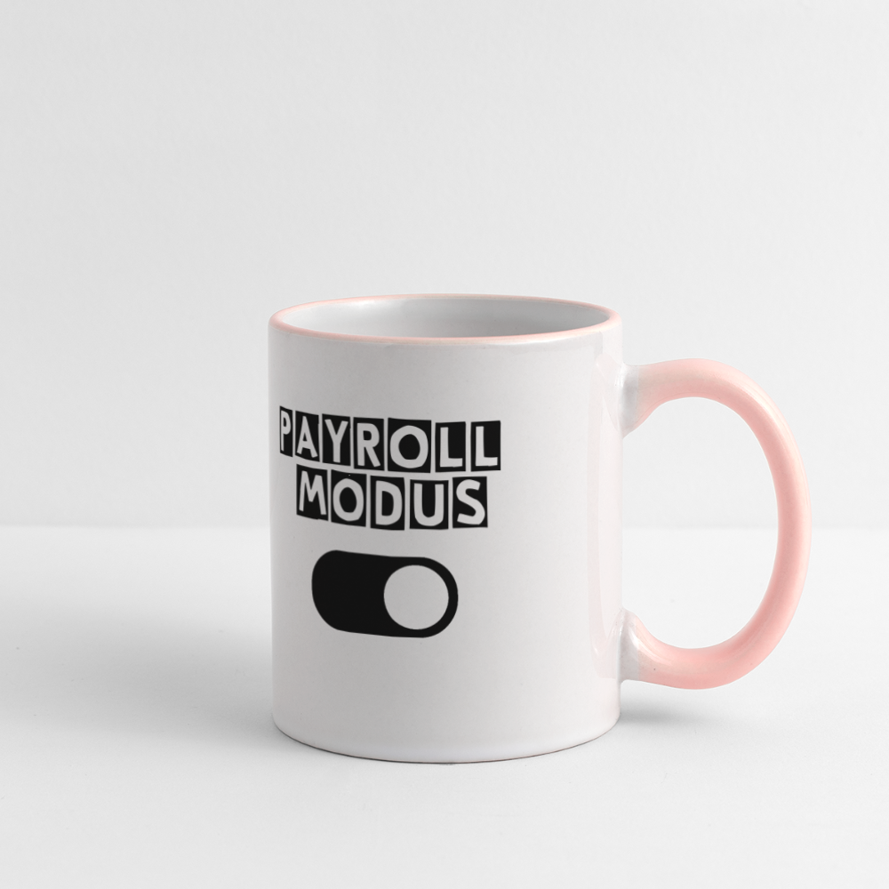 Panoramatasse - Payroll Modus - Weiß/Pink