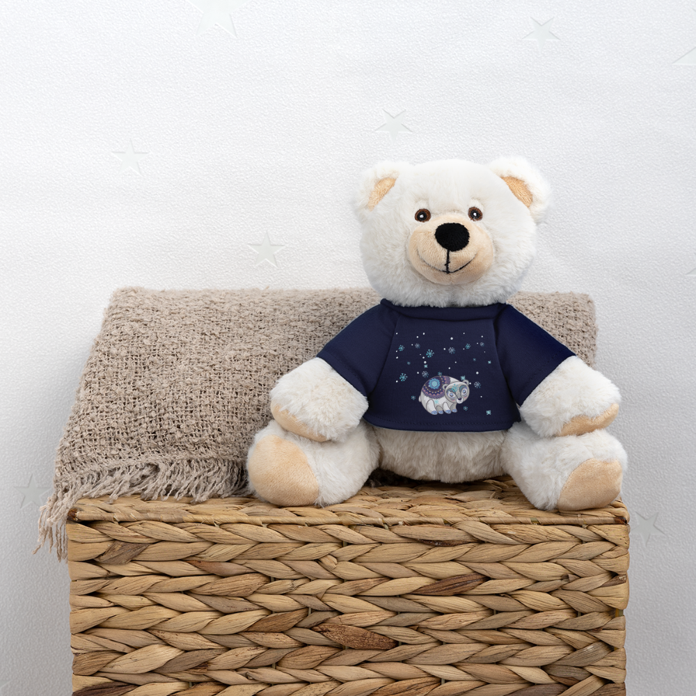 MiniFeet® RecycelBär® Creme - Snow - French Navy