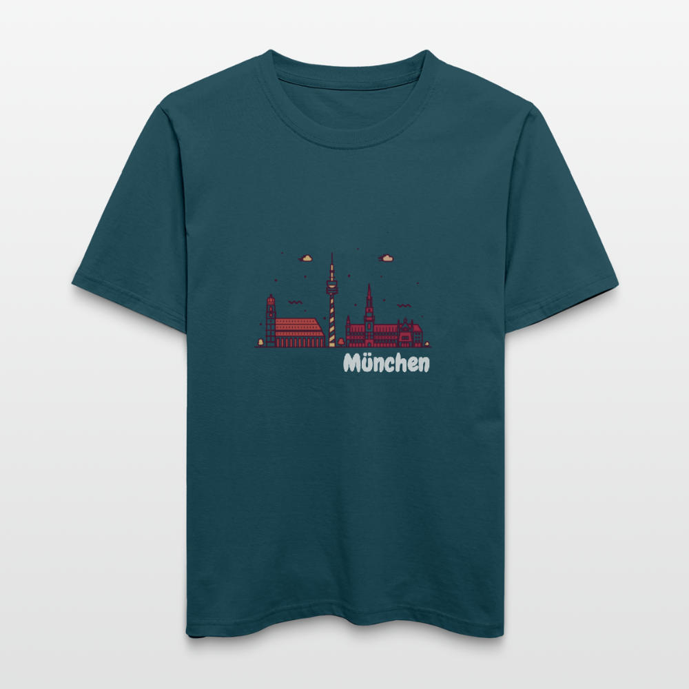 Stanley/Stella Relaxed Fit Unisex Bio-T-Shirt Sparker - München - Dunkles Petrol