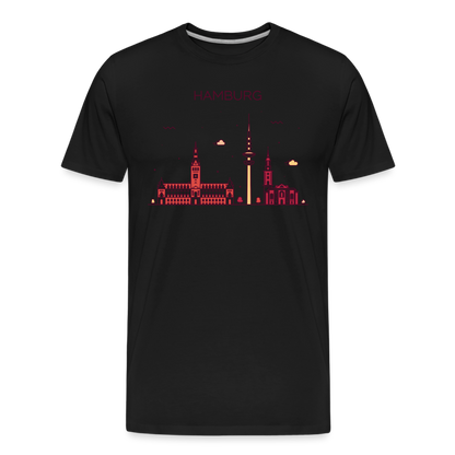 Männer Premium Bio T-Shirt - Hamburg - Schwarz