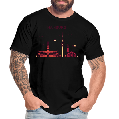 Männer Premium Bio T-Shirt - Hamburg - Schwarz