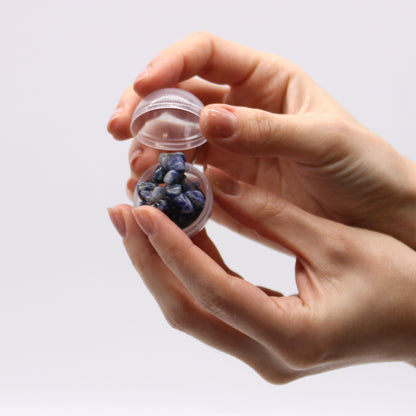 Sodalite Gem Bracelet Bath Bomb – Sandelholz mit Meersalz